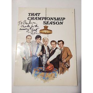 Paul Sorvino Autograph "That Championship Season" Broadway Program